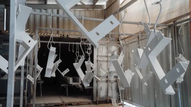 Sandblasting surface preparation